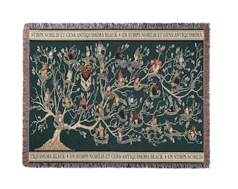 中世のタペストリー壁掛け - 領主の情景 - ミルフルールモチーフ