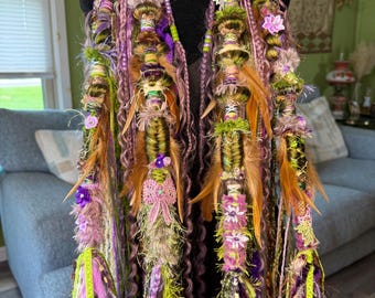 Extensiones de cabello para festivales/ extensiones anudadas
