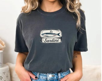Vintage Sardine T-Shirt, Portugal Coastal Graphic Tee
