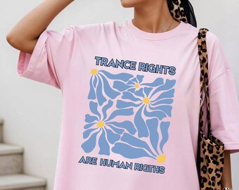 Comfort Colors Trans Rights Shirt: LGBTQ Social Justice Tee