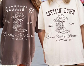 Last Rodeo Bachelorette Shirt: Custom Country Cowgirl Bridal Party