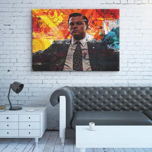 Leonardo Dicaprio – Wolf of Wall Street portrait– Digital Wall Art Print