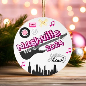 Nashville 2024 Ornament: Musik Andenken