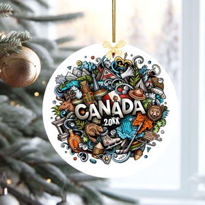 Metal Ornaments, Canada Iconic Symbols, Canadian Slang Eh, Travel Keepsake, Canada Day Decor, Maple Leaf Ornament, Gift from Canada
