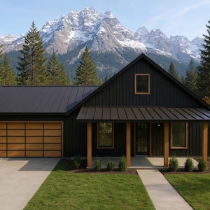 1,700 Sqft (Living) Modern Farm House with - 3 Bedrooms, 2.5 Baths and 2 car garage