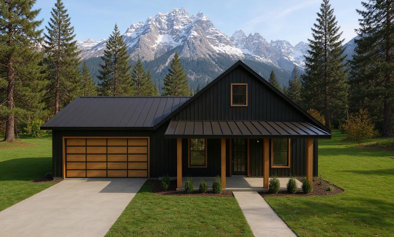5,449 Sq Ft. 5-Bedroom 2-Story Mountain Style House Plan 👇 💬, image size:1328x800
