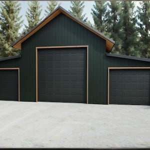45&#39; x 25&#39; - 3 Car Garage DIY Build