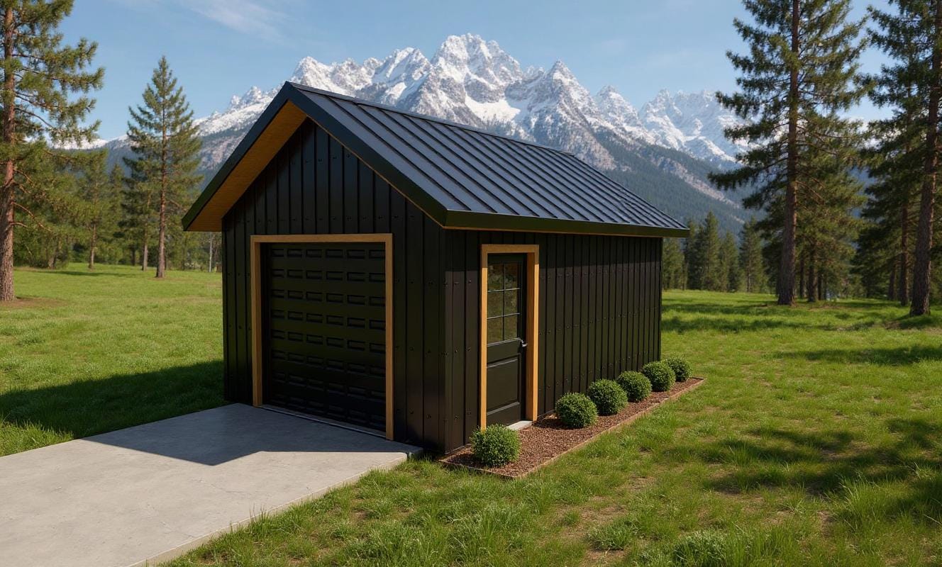 12' x 18' - Shed/Work Shop Build (No Foundation - Wooden Framed Floor)