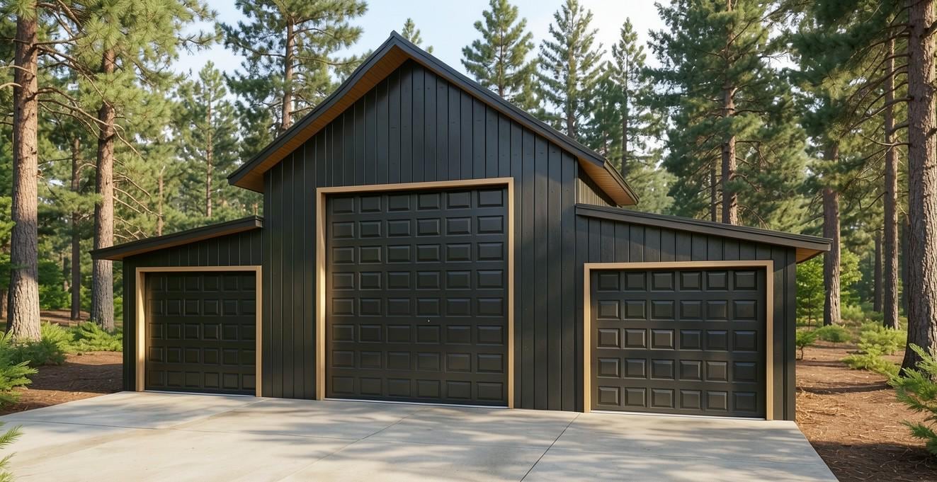45' X 25' - 3 Car Garage - Etsy