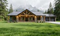 Modern Farmhouse Plan: 2080 (Living) Sqft, 3 Bed - 2bath - 3-Car Garage