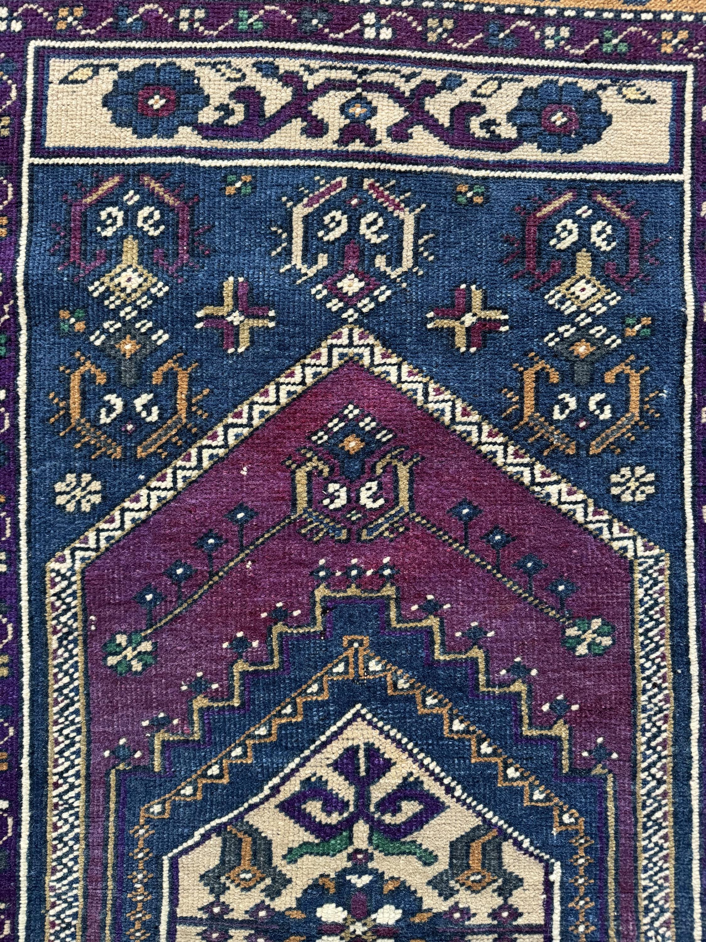 ランナー63×204 ✳︎キャラメルベージュ　リバーシブル　トルコヴィンテージラグ ランナー63×204 ✳︎キャラメルベージュ リバーシブル トルコ