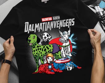 Marvel Avengers Dalmatian Dalmatiavengers shirt, Dalmatian Dog Tee, Dalmatian Gift, Dalmatian Dog Mom Shirt, Dalmatian Dog Dad Shirt
