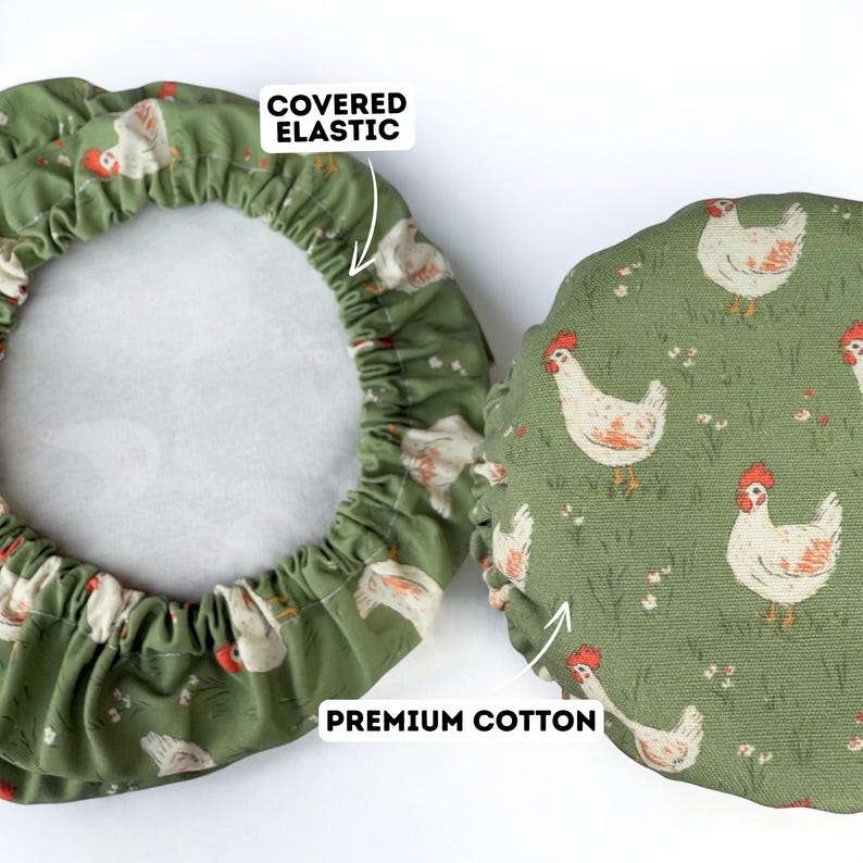 Chickens Jar & Bowl Covers (4 Pack) image 8