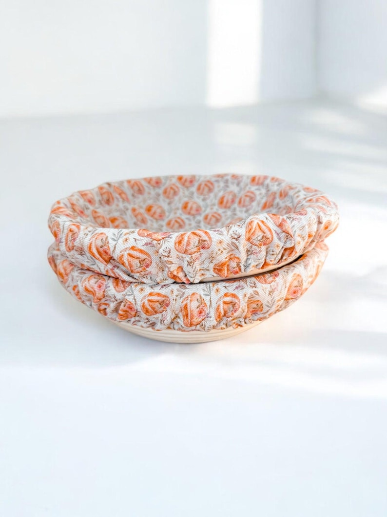 Vintage Sourdough Floral Banneton Covers (Set of 2)