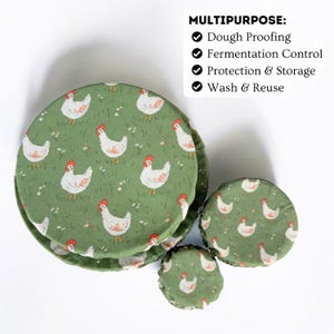 Chickens Jar & Bowl Covers (4 Pack) image 10