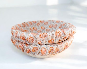 Vintage Sourdough Floral Banneton Covers (Set of 2)