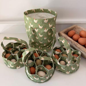XL Chicken Egg Collection Bag (Holds 21 Eggs)