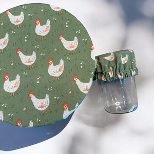 Chickens Jar & Bowl Covers (4 Pack) image 3