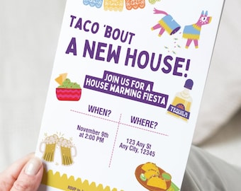 Housewarming Party, Housewarming Party Invitation, Housewarming Invite, Digital Invitation, Text Invitation, Editable Template, Party Invite