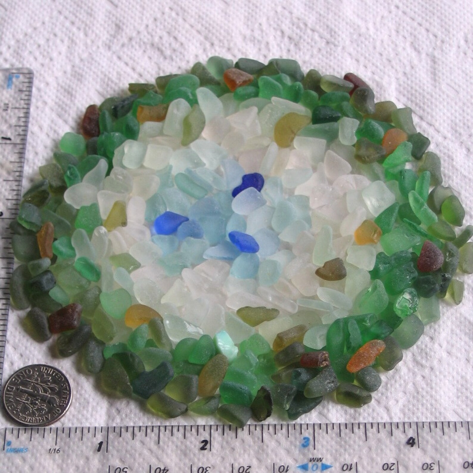 303 Small and Tiny Sea Glass Shards Imperfections Art Mosaic Etsy