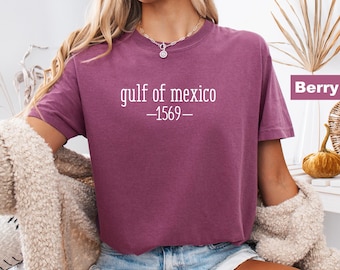 Comfort Colors Gulf of Mexico Shirt - Texas, Florida, Alabama