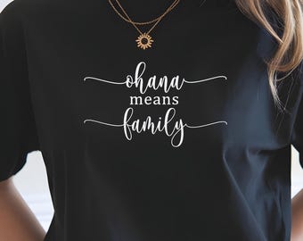 Ohana Means Family Shirt Unisex, Family Matching Vacation Shirt, Ohana Family Hawaii Shirt, Hawaii Vacation Outfit, Vintage Stitch Shirt