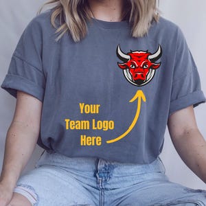 Custom Logo T-Shirt, Personalized Team Logo Shirt, Business Logo Tee, Company Merch Shirt, Your Logo Shirt, Custom Staff Uniform Shirt