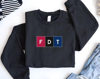 FDT Sweatshirt, Subtle FDT Sweatshirt, Anti Trump Hoodie, Pro-Democracy Unisex Sweatshirt, Anti Maga Sweatshirt, Democrat Liberal Sweatshirt