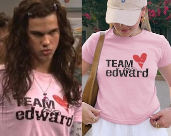Team Edward Baby Tee, Taylor Lautner SNL Skit Shirt, Twilight 20th Anniversary