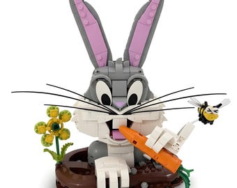 Lokis morrhår till LEGO Kaninmodell 40920, Kompatibelt Snap-in Morrhårstillbehör, Byggsats ingår ej