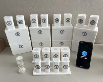 Coinfinity Modular Coin Tube: Magnetisches NFC-Smartes Aufbewahrungssystem