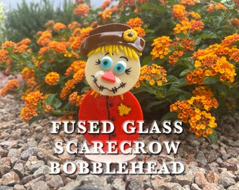 Fused Glass Scarecrow Bobblehead Pattern