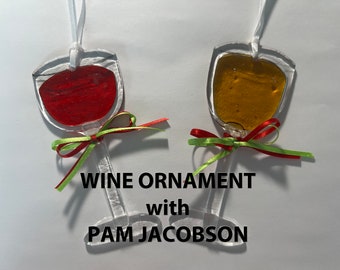 Wine Glass Ornament Pattern