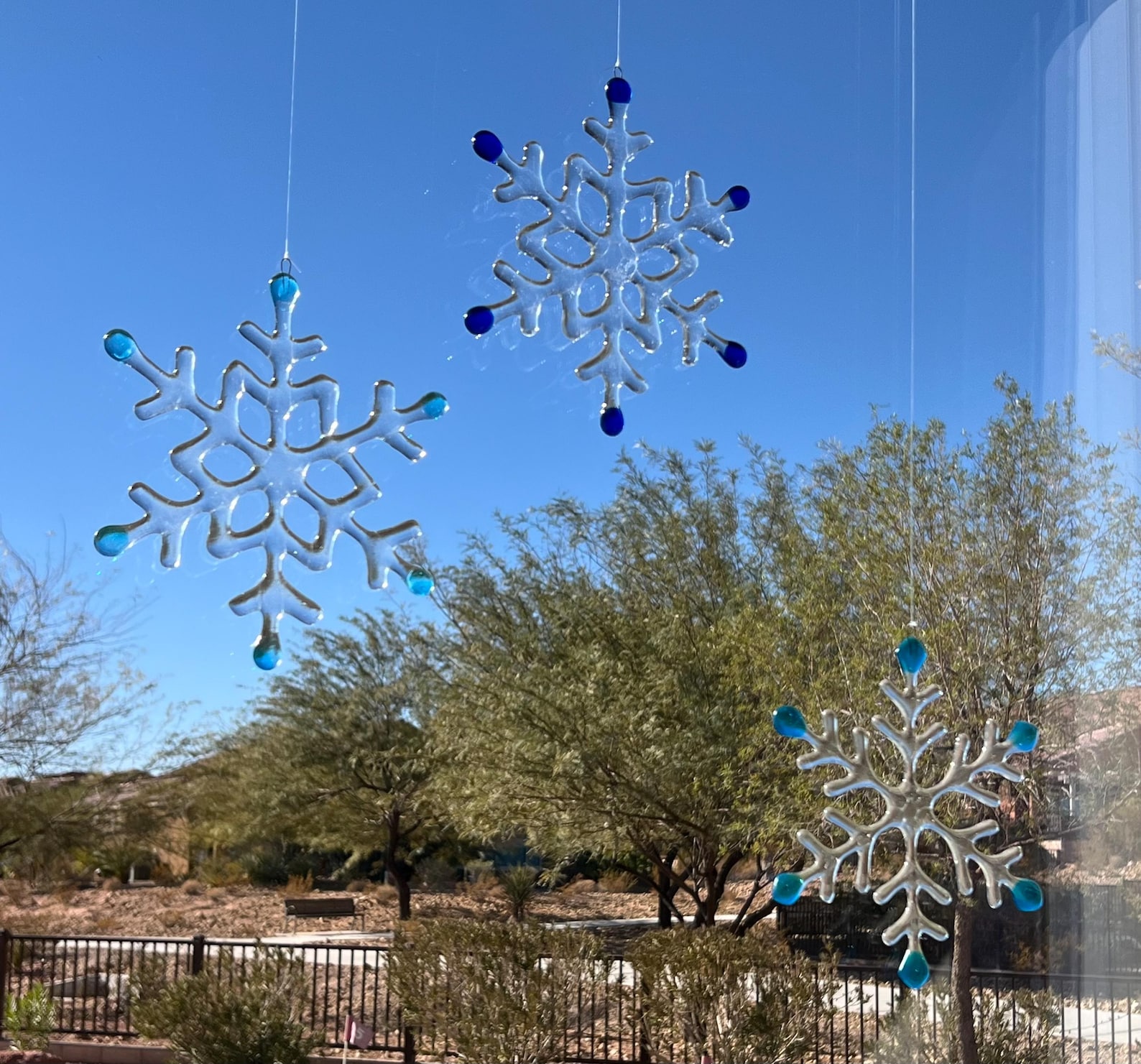 Snowflake Glass Pattern Fused Glass Snowflake Pattern - Etsy