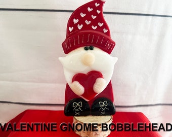 Valentine Gnome Bobblehead Pattern for Fused Glass