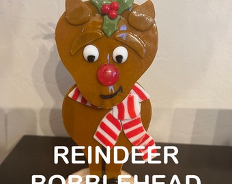 Reindeer Bobblehead Pattern