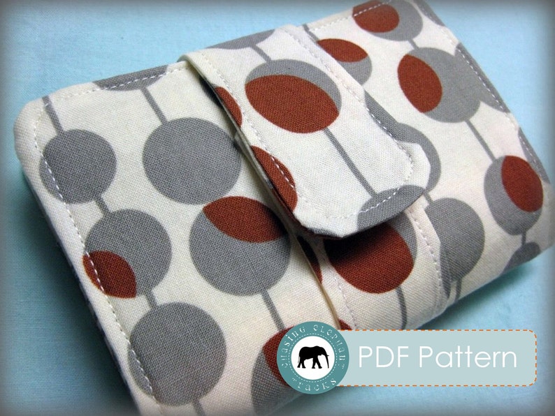 Lila Wallet Clutch PDF Sewing Pattern Instant Download image 1