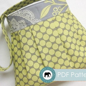 Reversible Pixie Handbag Purse PDF Sewing Pattern Instant Download image 1