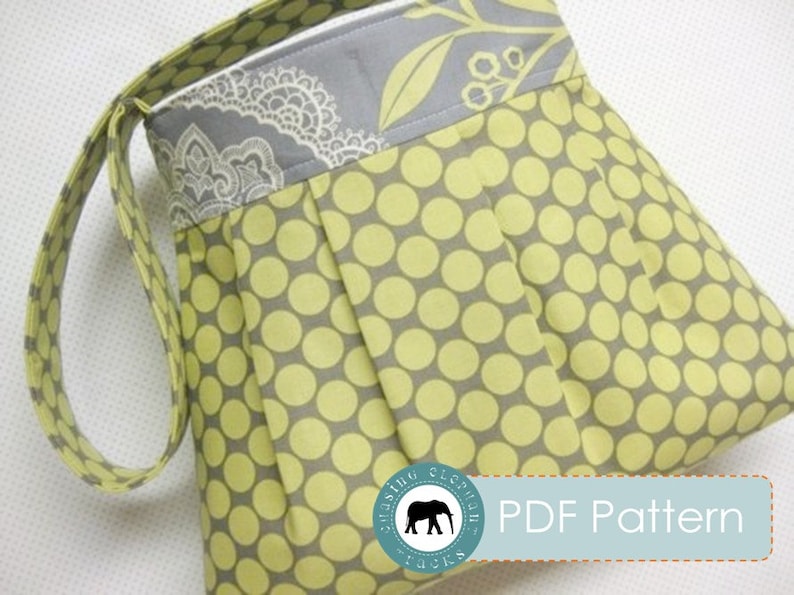 Reversible Pixie Handbag Purse PDF Sewing Pattern Instant Download image 1