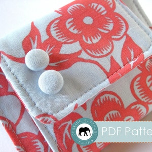 Patrón de costura en PDF para cartera Melanie (descarga instantánea)