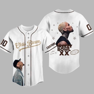 Custom Chris Brown Breezy Bowl XX 2025 Tour Baseball Jersey, Chris Brown Jersey, Personalized Breezy Bowl Shirt, Chris Brown Graphic Tee
