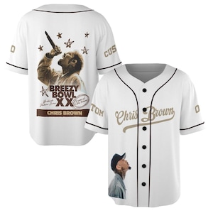 Personalized Breezy Bowl Baseball Jersey, Chris Brown Fan Tee, Custom Chris Brown Tour Jersey, Breezy Bowl XX 2025 Shirt,Chris Brown Graphic