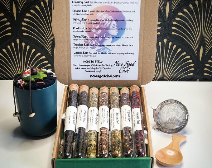 Botanical Earl Grey Tea Gift Set: Classic & Herbal Blends