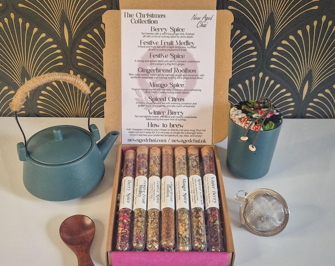 Tea Gift Box Selection – Summer, Christmas, or Black Tea Collection