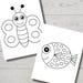 Coloring Pages for Kids /preschool Coloring Pages/simple Coloring Pages ...