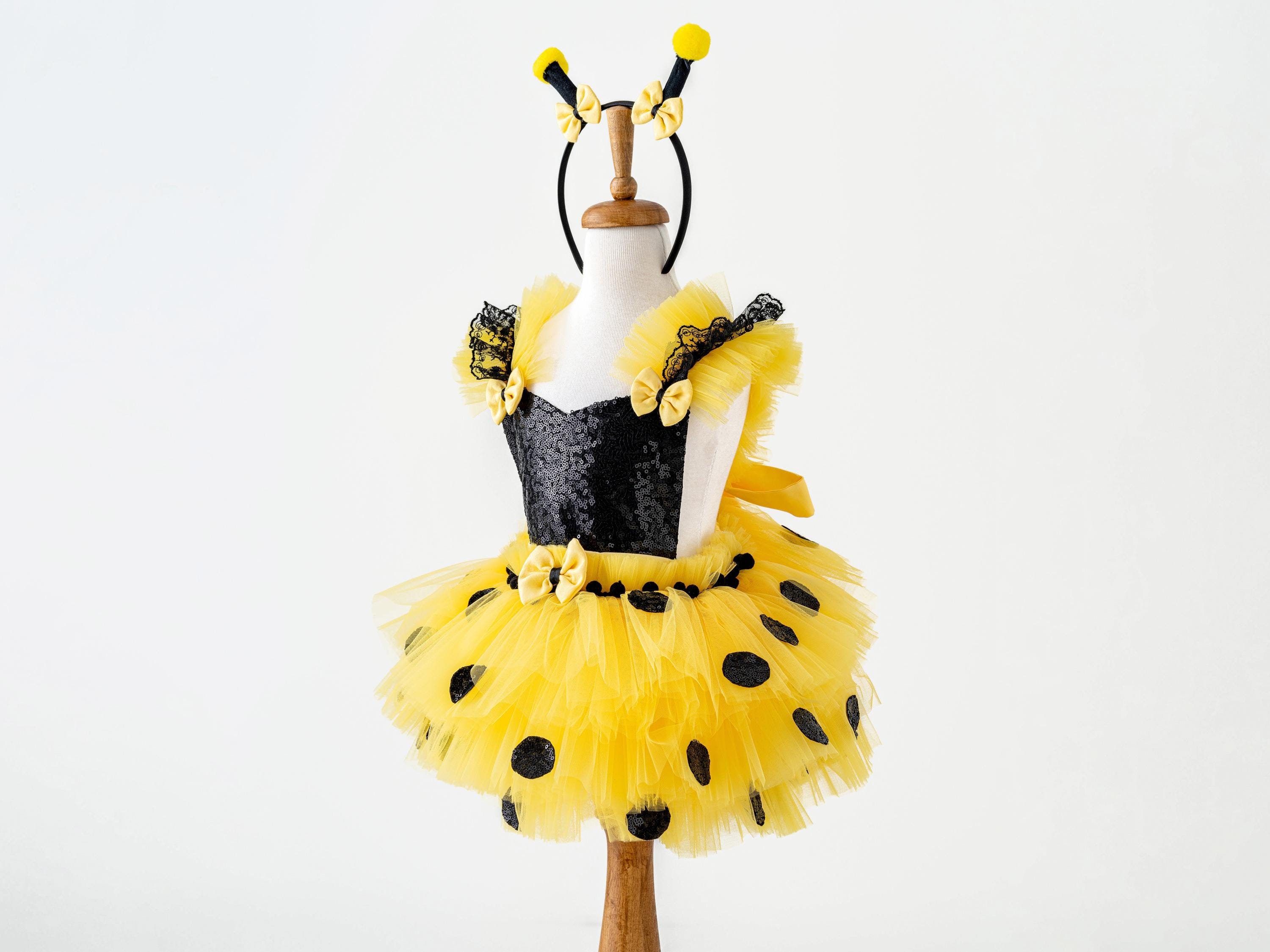 Honey bee dress for babies hotsell