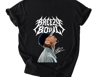 Camiseta del equipo Comfort Colors® Breezy, camiseta de la gira Breezy Bowl 2025, merchandising vintage lavado para fans, camiseta unisex de concierto de R&B