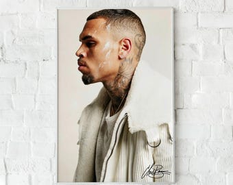 2025 Breezy Bowl XX Chris Brown Tour Poster Unframed, R&B Hip Hop Concert Art Print, Rap Music Fan Gift Poster, Collector Wall Room Decor