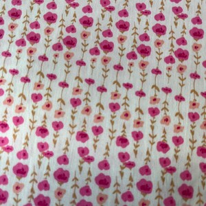 Tails and Threads | Patty Basem | Art Gallery Fabrics | Sold by the Continuous Yard | Cotton Quilt Fabric | Bright Pink Flowers