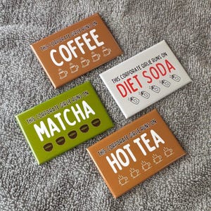Cubicle Decor, Funny Office Magnets, Work Magnets, Office Decor, Fridge Magnets, Coffee, Matcha